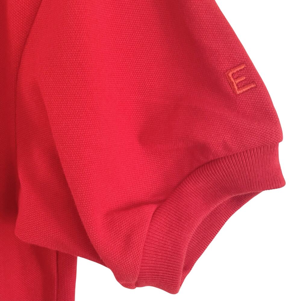 NWT Everlane‎ Organic Cotton Knit Polo Womens Size XS Red Banded Hem & Sleeves. - Picture 4 of 8
